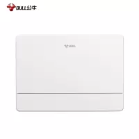 公牛(BULL) 配电箱 12回路空开强电箱 家用终端配线箱白色盖板LX1-12s