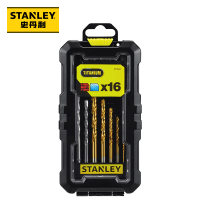 史丹利电动工具附件STA7221冲击钻电钻建工合金钻多功能批头组合钻头16件套混合套装STA722