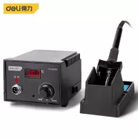 得力(deli) 可调温数显焊台40W电烙铁+700W热风枪二合一套装 控温恒温电焊台电烙铁 DL398740