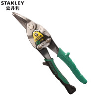 史丹利(STANLEY)航空剪刀不锈钢铁皮剪工业级铁丝网剪铁皮剪刀 左弯头 14-564-22