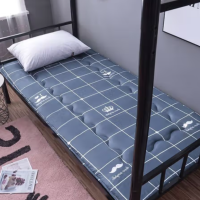 仓迪 四季款3厘米 150*200双人床 可收纳适用单人床上下铺地铺布艺睡垫可折叠床垫 花色备注