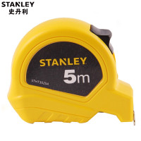 史丹利(STANLEY)公制易定卷尺测量尺耐磨伸缩尺盒尺木工尺子 STHT30254-8-23(5m×19mm)