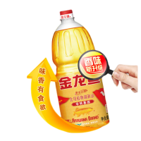 金龙鱼 食用油 黄金比例调和油1.8L