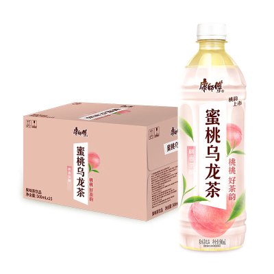 康师傅 蜜桃乌龙茶500ml*15瓶