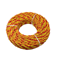 迅众 电线家用电源线RVS消防花线电动车充电线灯头双绞线2芯1.5平方