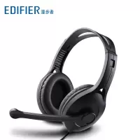 漫步者(EDIFIER) K800头戴式游戏学习耳机 黑色-单孔版