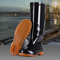 双安(AA) 黑色长筒雨靴 39 橡胶