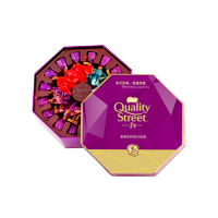 雀巢 Quality Street 凯利恬32粒八角双层铁盒混合装