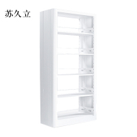 苏久立图书馆书架阅览室货架资料档案架钢制书架双面五层主架