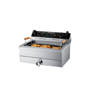 德玛仕(DEMASHI)电炸锅商用 单缸30升油炸锅家用炸鸡薯条油条炸串 无烟电油炸炉DMS-DZL201V一价全含