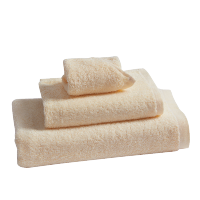 富安娜纯爱素色毛浴巾三件套 代