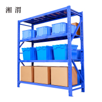 湘渭承重240kg货架置物架钢制货架长150宽50高200CM