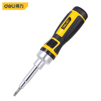 螺丝刀套装 得力/deli DL260016 棘轮螺丝刀套装 7件