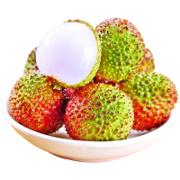 冠町 海南妃子笑荔枝净重4.5-4.8斤[单果18g]新鲜水果生鲜