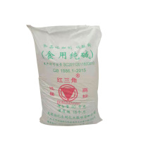 天津红 三角食用纯碱食品添加剂蒸馒头发面烘培膨松剂含量40KG/袋