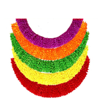 名凌硬圈钢丝花环运动会道具开幕式幼儿园舞蹈体操早操器械道具圆形周长160CM直径50CM Z