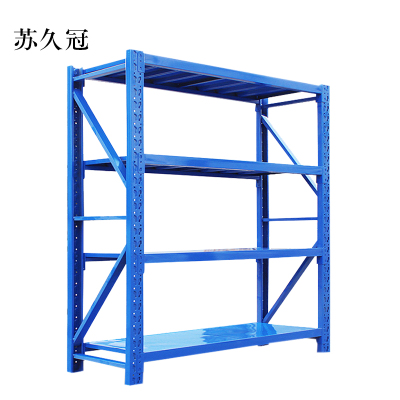 苏久冠承重180kg货架置物架钢制货架长150宽50高200CM