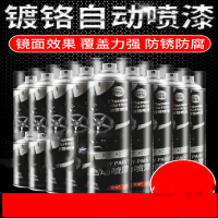 镀铬自动手摇自喷漆不锈钢电镀银色 450ML*12瓶