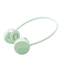 几素(JISULIFE) FA25迷你挂脖风扇(1800mAh)绿色