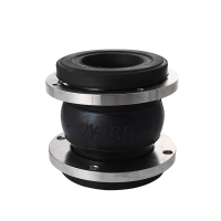 不锈钢熊猫软接头 三元乙丙软连接可曲挠橡胶接头 避震喉软接DN65