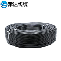 津达线缆 电线电缆 国标铜芯护套线 5芯多股护套线 RVV5*2.5平方 100米/盘 黑色