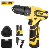 得力(deli)12V无线家用单锂电电钻冲击钻充电钻手电钻电动螺丝刀DL6265