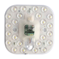 声光控led雷达人体感应吸顶灯 方形雷达感应模组 6W 白光 9*9CM