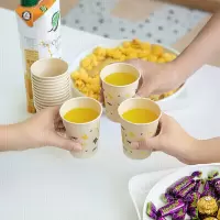 茶花 原浆一次性纸杯M40 2袋 代