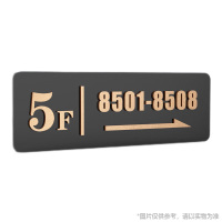 SIMWORK定制加厚楼层房间指示牌45*15cm