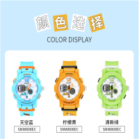 史努比(SNOOPY)运动手表儿童学生表女多功能电子表青少年防水防摔运动表808 单个价