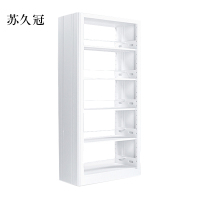 苏久冠图书馆书架阅览室货架资料档案架钢制书架双面五层主架