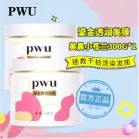 pwu朴物大美发膜护发素护理烫染受损发膜免蒸顺滑女士发膜鎏金发膜 鎏金透润发膜300g*2罐