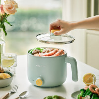 小熊(Bear)电煮锅 1.2L 电热锅小电锅小火锅多功能锅 宿舍学生寝室小锅电锅一体泡面锅 DRG-E12T1