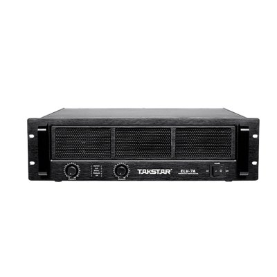 得胜(TAKSTAR)ELV-7A 650W纯后级功率放大器 专业音频舞台音响演出工程 定阻功放机