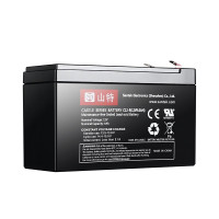山特UPS蓄电池C12-9 免维护12V9AH不间断电源铅酸电瓶替换电池 C12-9 12V
