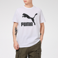 彪马(Puma)t恤男装女装 23夏季新款运动服 跑步健身休闲服时尚潮流短袖T恤 532279-02/彪马白/时尚简约