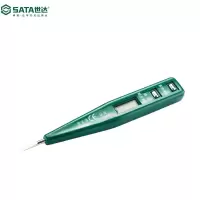 世达(SATA)双色带照明灯数显测电笔试电笔系列车用绝缘 电工笔 62601 2把/件 1件 (2件起送)