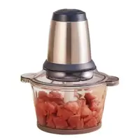 美的(Midea)BL30J02绞肉机2L家用电动不锈钢多功能小型打肉馅碎菜搅拌蒜泥蓉料理机