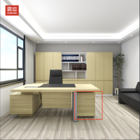 震旦Aurora 主管桌GZM01- 4560 左边柜 办公侧柜收纳 带锁