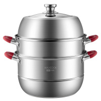 MAXCOOK美厨悦享三层多用蒸锅28cmMCLP-605
