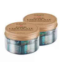 爱普诗(Alpes d'Or)74%可可黑巧克力圆罐版120g*2