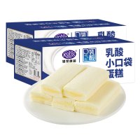 港荣(Kong WENG) 蒸蛋糕 乳酸菌小口袋面包450g*2