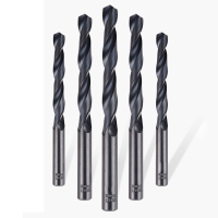 钻头高速钢直柄麻花钻头打孔钢铁手电钻钻头 6mm(10支装)