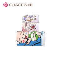 洁丽雅(GRACE)嗨起来 浴巾童巾三件套 颜色随机