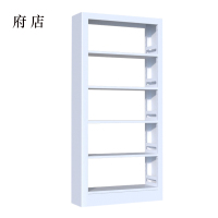府店钢制置物架图书馆单双面书店阅览室货架档案架资料架单面一列一