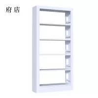 府店钢制置物架图书馆单双面书店阅览室货架档案架资料架单面一列一