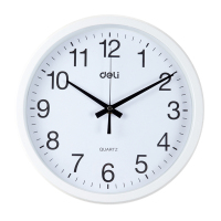 得力9005 挂钟(白)(只)30cm (12寸)