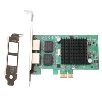PCI-E x1千兆双电口服务器网卡软路由ROS汇聚 英特尔Intel82576EB芯片 MC2254