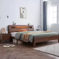 方解实(FANGJIESHI)双人主卧新中式实木床1.5米