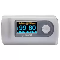 鱼跃(YUWELL)血氧仪指夹式血氧饱和度监测仪心率脉搏检测仪器指夹式老人医用家用 鱼跃血氧仪YX301